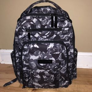 Ju-Ju-Be Be Right Back diaper bag in Black Petals